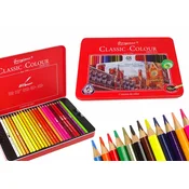 slomart Set 48 umetniških barvic v kovinskem etuiju