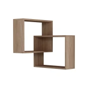 Hanah Home Zidna polica Ring Sonoma, Braon