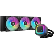 DeepCool CPU kuler LE360 R-LE360-BKAMMC-G-2, V2 ARGB, Crni