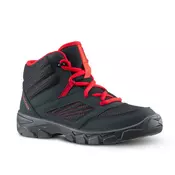 Cipele za planinarenje MH100 poluvisoke s vezicama od velicine 34,5 do 38 sive