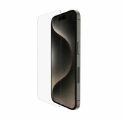 Belkin SCREENFORCE Zaščitno steklo s kaljenim steklom proti mikrobom za iPhone iPhone 15 Pro