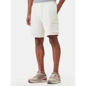 Napapijri Športne kratke hlače N-Box Logo Cargo NP0A4I59 Bela Regular Fit