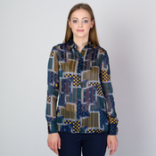 Ženska srajca z geometrijskim vzorcem 11810