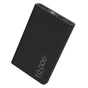 WG - Power Bank 10000 mAh, USB-C PD 20W USB-A 22,5W, črna