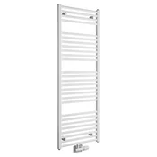 Kopalniški radiator DIRECT s stranskim priključkom 450x1320 mm, bel - Bela - 450x1320 mm - Aqualine - DIRECT middle connection - 24 - Jeklo - Oblika H - Oblika H - 450 - 1320 - 6 - 14