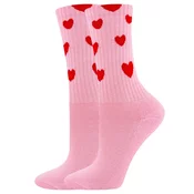 EWERS Nogavice Hearts roza/rdeče vijolična
