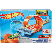 Set za igru Hot Wheels Action - Pista s lanserom, Loop Stund Champion