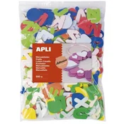 APLI Apli Eva pena, oblike, črke samolepilne 500 kos, (20392867)