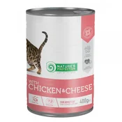 Natures Protection konzerva za macke - Chicken&Cheese 400g