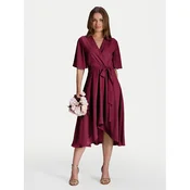 Swing Cocktail obleka 5AI10200 Bordo rdeča Regular Fit