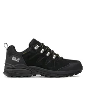 Jack Wolfskin REFUGIO TEXAPORE LOW M, pohodni čevlji, črna 4049851