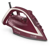 TEF Tefal Ultimate Pure FV6820 Steam iron 2800 W Red, Silver