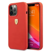 Ferrari Silicone ovitek za iPhone 13 Pro Max 6.7 - rdeč
