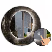 shumee Osvetljeno okroglo kopalniško ogledalo LED FI 60CM na dotik IP65