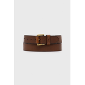 Usnjen pas Polo Ralph Lauren Moški, rjava barva