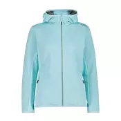 CMP WOMAN JACKET FIX HOOD, ženska pohodna jopa, modra 35E6416