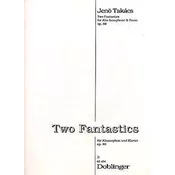 TAKACS:TWO FANTASTICS OP.88 ALTSAX