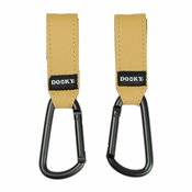 Dooky kljuke Buggy Hook SMALL 2ks Brown