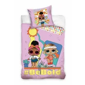 shumee Bombažna posteljnina 160x200 Lol punčke