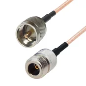 shumee Pigtail N vtičnica/UHF vtič RG316 20 cm