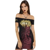 Ženska obleka KILLSTAR x ALCHEMY - Arcane Rituals - Black/Red - KSRA013346