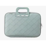 Torba BOMBATA Intrecciato 15,6/16 Light Blue / Dust