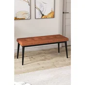 Hanah Home klupa Pera, 105 cm, terakota / crna