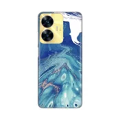 Torbica Silikonska Print za Realme C55 Blue Marble