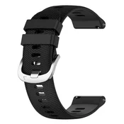 INF Pašček za uro silikonski Garmin Forerunner 265S Black 18 mm, (21236295)