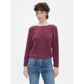 Pepe Jeans Pulover Nova PL702239 Roza Regular Fit