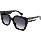 Gucci GG1300S 004 ONE SIZE (55) Črna/Siva
