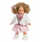 Llorens 53542 ELENA - realistična lutka z mehkim tekstilnim telesom - 35 cm