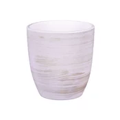 Prevleka za cvetlični lonec KODET WHITE keramika mat d20x21cm