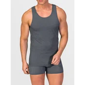 zd ZERO DEFECTS Spodnja majica Tank top Egyptian cotton temno siva