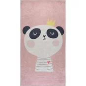 Svetlo rožnata pralna otroška preproga 100x160 cm Royalty Mascot – Vitaus