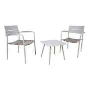 Homestar Balkonski set COCORA miza 2 stola taupe