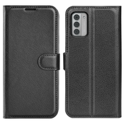 Etui Litchi za Nokia G42 - črn