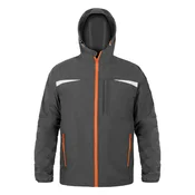 Softshell jakna sa kapuljacom siva
