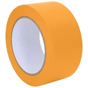 Vidaxl Maskirni trakovi za slikarje 12 szt. Rumena 50mm x 50m Papir