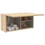 Vidaxl vidaXL Stenska kopalniška omarica, hrast sonoma, 60x25x30 cm