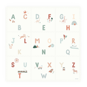 Play&Go - Podloga za igranje 2u1 Eevaa, Alphabet/Terrazo