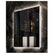 shumee LED osvetljeno ogledalo 75x120 vodoodporno IP65 obešalno navpično vodoravno