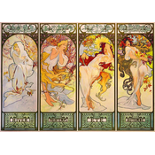 BlueBird - Puzzle Mucha - Four Seasons, 1900 - 1 000 kosov