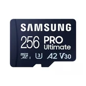 Memorijska kartica Samsung PRO Ultimate, XC Class 10, 256GB + SD adapter MB-MY256SA/WW