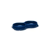 MODERNA Posuda za pse i macke Double Smarty, 2x200m, Teget
