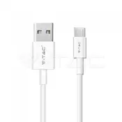 V-TAC Micro USB kabel duljine 1M, Pearl serija, bijeli 8480