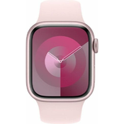 APPLE pametna ura Watch Series 9 Aluminium 41mm GPS, Pink (Sport Band, Light Pink)