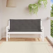 Vidaxl Blazina za vrtno klop 2 kosa antracit 150x50x7cm oxford tkanina