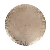 Homestar Podstavek za krožnik BUBBLES D38cm, zlata