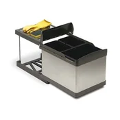 504 KOŠ ZA SMETI INOX 16l+7,5l+7,5l